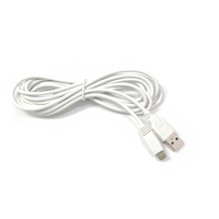 Câble USB pour manette Wii U - Câble d'alimentation et de données - Câble d'extension pour console de jeu - Câble de charge pour manette
