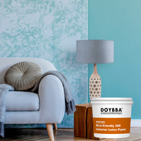 Peinture murale décorative au latex, personnalisable, colorée, inodore, à base d'eau, pour intérieur