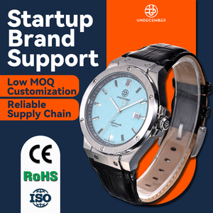Undecember Automatic <strong>Watch</strong> Manufacturer Custom Waterproof Mechanical Men's <strong>Watch</strong> Factory ODM/OEM Leather Strap Automatic <strong>Watches</strong> - Product Image 1