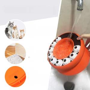 Ruleta de gato ecológica clásica, juguete giratorio a prueba de fugas, cuenco de alimentación, rompecabezas, cuenco para gatos, suministros de juguete - Product Image 4