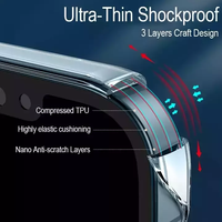 IPhone 14 15 için Weview temizle ince sert bilgisayar kasası Pro Max Ultra ince çerçevesiz yüksek şeffaf kılıf