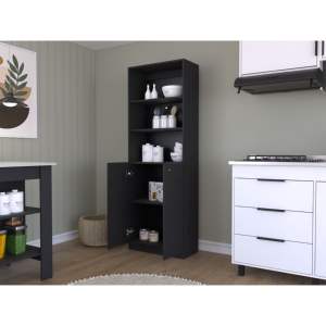 DB Office Benzoni Bibliothèque et bibliothèque à double porte noire - Product Image 4