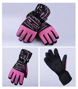 Gants de neige chauds pour <span class=keywords><strong>hiver</strong></span>, imperméable, imprimé personnalisé, pour le Ski et le Skateboard, hommes et femmes - Product Image 3
