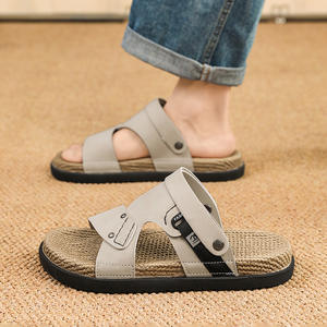 Pantuflas para Hombre, Antideslizantes, con Suela Gruesa, Acolchado Insonorizante, Suela Suave, Pantuflas Cómodas para el Hogar - Product Image 3