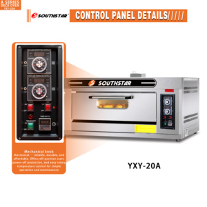 Southstar YXY-20A Kommerzieller Mini-Gas-Etagenofen mit Schiebetür, Manuelle/Knopfsteuerung, 8,3kW 220V für Bäckerei & Catering - Product Image 2