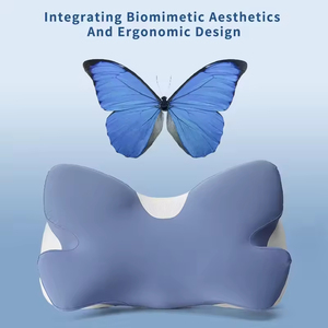 Cuscino Ortopedico in Memory Foam a Forma di Farfalla, per Sollievo dal Dolore al Collo, Supporto Ergonomico per il Sonno con Fodera Lavabile - Product Image 2