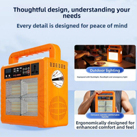 Station d'alimentation portable Générateur solaire 500W Boîte extérieure standardisée