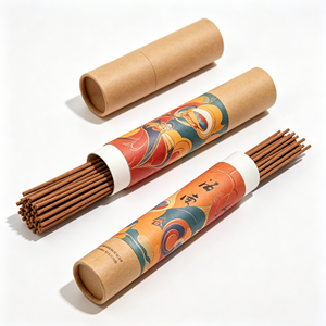 Custom Mini Paper Tube Packiging <b>Small</b> Round Incense Packaging <b>Box</b> for Incense Stick - Product Image 4