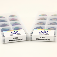 Jvchang - Insertos de Carburo WNMG080408 de Alta Calidad, Recubiertos de Tialn, para Hierro Fundido, Herramientas de Torneado Externo, Personalizables OEM, Cortador de Torno CNC