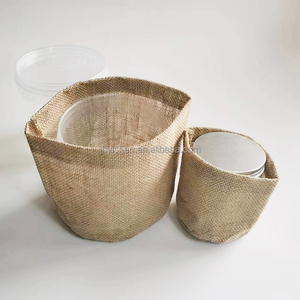 Vente en gros sac <span class=keywords><strong>de</strong></span> <span class=keywords><strong>jute</strong></span> <span class=keywords><strong>pour</strong></span> plantes design personnalisé sacs <span class=keywords><strong>de</strong></span> jardinage en <span class=keywords><strong>toile</strong></span> <span class=keywords><strong>de</strong></span> <span class=keywords><strong>jute</strong></span> à fond rond - Product Image 5