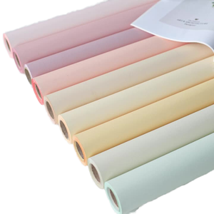 กระดาษคราฟท์ม้วนขายส่ง 80 แกรม เคลือบด้านเดียวด้วย PE สีมาการอง วัสดุสำหรับห่อของขวัญ เยื่อไม้บริสุทธิ์ พิมพ์ออฟเซ็ต - Product Image 1