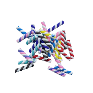 CHENXI - Paquete de 100 Piezas de Barritas de Arcilla Polimérica Coloridas de 2 cm, Miniatura Kawaii, Decoración de Barritas de Chocolate - Product Image 2