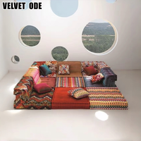 Nouvelle arrivée : canapé Mahjong modulaire, couleurs personnalisables, style nordique, idéal pour les appartements loft et les salons.