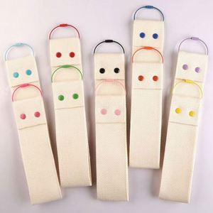 Promotional Keychains Candy Colored Name Stickers Strap for Keychain Streamers Pendant Children's Name <b>Tags</b> - Product Image 4