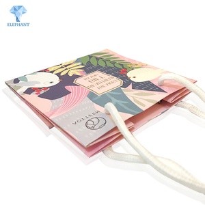 Sac en papier biodégradable personnalisé avec poignée, petit format - Product Image 2