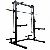 Machine Smith en acier pour fitness commercial, demi-rack, équipement de musculation pour salle de sport