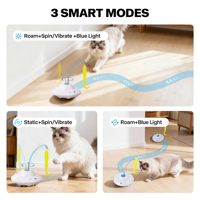 Jouet Électrique Rotatif et Mobile pour Chat Domestique – Accessoire de Divertissement pour Animaux de Compagnie