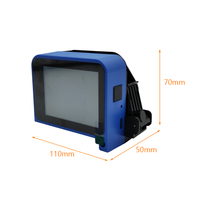 Machine de codage mini certifiée CE 2-12,7 mm, codeur de date portable, encre à séchage rapide, imprimante jet d'encre couleur pour l'emballage alimentaire