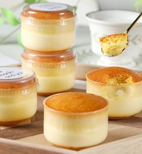 Gobelet en Plastique PP Résistant aux Hautes Températures de 110 ml avec Couvercle <span class=keywords><strong>pour</strong></span> Pâtisseries, Puddings, Gelées, Yogourts et Gâteaux - Product Image 3