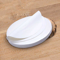Papier jetable pour friteuse Feuilles de cuisson rondes antiadhésives à l'huile de silicone pour four à barbecue et cuisine commerciale