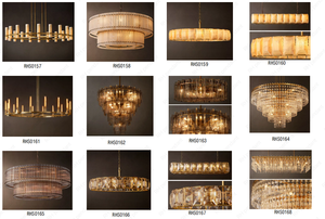 Lámparas de Techo Modernas para Comedor de Hotel, Cilindro, Cristal Blanco Satinado, Cobre, Latón, <span class=keywords><strong>WRIGHT</strong></span>, Redondas, Kronleuchter - Product Image 3