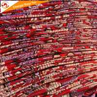 Tissu en polyester imprimé Ankara africain en gros personnalisable, tissu imprimé en cire 100% coton pour robe, textile de maison
