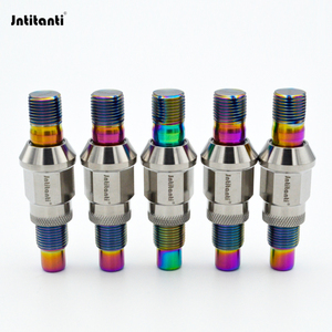 Écrous de roue automobile en alliage de titane Gr5 de haute résistance 10.9 Grade M14X1.5mm avec revêtement PVD, accessoires d'usine Jntitanti - Product Image 2