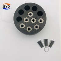 Anclaje de Cuña para Concreto Preesforzado SYD YJM13-n, Acero Aleado, Diámetro 12.7mm/15.24mm, 1860Mpa, Acabado Brillante, Rosca M6, Medida en Pulgadas