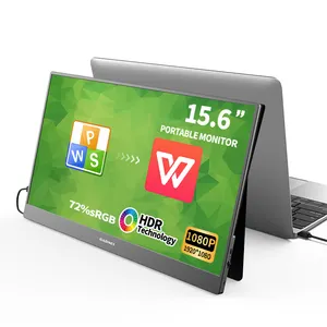 15.6 inch portable monitor pantalla externa para laptop usb powered monitor hdmi input 2nd monitor for laptop