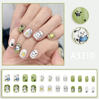 Vente en gros d'ongles de marque personnaliséeNouvelle mode Presse française sur les onglesStyles multiples Ongles en gel artificiels de haute qualité