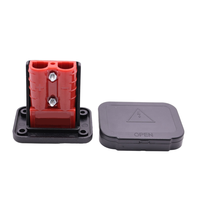 Connecteur de batterie 50A à montage encastré sur panneau DIN sans couvercle, connecteur d'alimentation IP67 pour caravane, camping-car, bateau, camion
