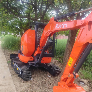 Excavatrice d'occasion d'origine japonaise Kubota U35, 3,5 tonnes, excavatrice hydraulique sur chenilles, fabriquée au Japon, excavatrice d'importation, pour usage agricole, domestique - Product Image 3