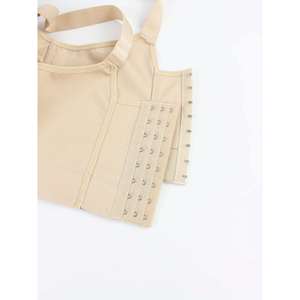 Soutien-gorge respirant à armatures pour femmes grandes tailles, 7 crochets, fermeture au dos, bonnets fins, bretelles réglables, confortable en polyester pour les gros seins - Product Image 5