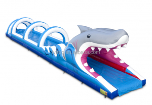 18 मीटर शार्क वाणिज्यिक उछाल घर पानी की स्लाइड इन्फ्लेटेबल शार्क पेट स्लाइड, बिक्री के लिए बिक्री के लिए - Product Image 4