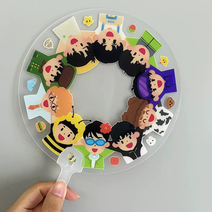Vigreat Cartoon Anime Diy Design Transparent Acclamations pour Kpop Concert Factory Fournisseur avec ventilateur en acrylique à faible quantité minimale de commande - Product Image 2