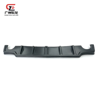 Kit carrosserie en matériau PP pour Lexus IS250 IS300 2006-2012, diffuseur de pare-chocs arrière noir mat avec lumière pilote