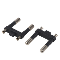 Pince de contact en laiton et cuivre pur standard UE 4,0 mm, pleine ou creuse, 10A 16A, pour fiche électrique