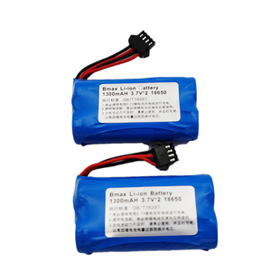 Bmax 18650 Li-ion Battery 7.4V 1300mAh SM 3P/4P <b>Plug</b> for Custom <b>Remote</b> Control Car High Quality 25C Discharge Rate 1 Year - Product Image 2
