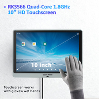 Terminal de Autoservicio XT802E de 10 Pulgadas, Montado en Pared, Kiosco Android OEM con Núcleo Personalizado del Fabricante