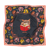 Mouchoirs en coton personnalisés pour hommes, de haute qualité, motif renard professionnel, pochette de costume