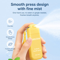Custom Probiotische Ademspray 20ml Draagbare Zakformaat Mondverfrissende Spray Slechte Adem Verwijderaar Mondverzorgingsspray voor Reizen & Dates