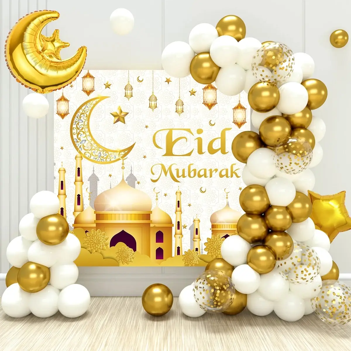 Eid Mubarak Ballon Achtergrond Ramadan Kareem Decoratie Ballons Ramadan Mubarak Moslim Islamitische Festival Feestartikelen 2023