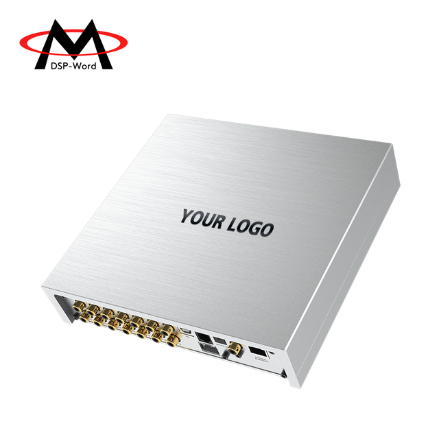 OEM 12 Channel Car Audio DSP Amplifier 12*50W High Low Level Output Fiber Coaxial Bluetooth With External Wired Controller
