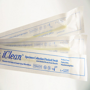 ฆ่าเชื้อ Ene ไนล่อน Flocked Sampling Nasopharyngeal คอผ่าตัดจมูก Flock Dna Test Swabs - Product Image 5