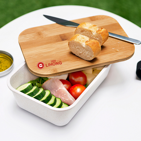 Bamboo Bento Box - Microwave Safe & Sustainable Lunch Container