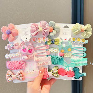 Ensemble de 15 accessoires <span class=keywords><strong>pour</strong></span> cheveux <span class=keywords><strong>pour</strong></span> tout-petits : barrettes arc-en-ciel colorées, épingles, fruits sucrés, papillons <span class=keywords><strong>pour</strong></span> des coiffures élégantes <span class=keywords><strong>pour</strong></span> <span class=keywords><strong>enfants</strong></span> - Product Image 3