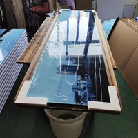 Peinture sur verre acrylique imperméable sur mesure en gros, impression numérique pour la décoration de bureaux et d'hôtels