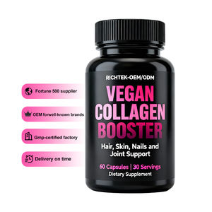 Supporto personalizzato vegano collagene Booster integratori di collagene vegetale salute nutrizione capsule di collagene per la pelle - Product Image 1