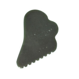 Gua Sha Alat Wajah Nephrite Guasha dengan Tepi Halus Digunakan untuk Fisioterapi dan Akupunktur SPA untuk Pijat Wajah - Product Image 2