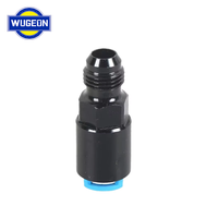 Wugeon 6AN 5/16 3/8 LS1/3 LS3 Tuyau de distribution de carburant en aluminium anodisé usiné CNC, raccord rapide basse pression pour automobile